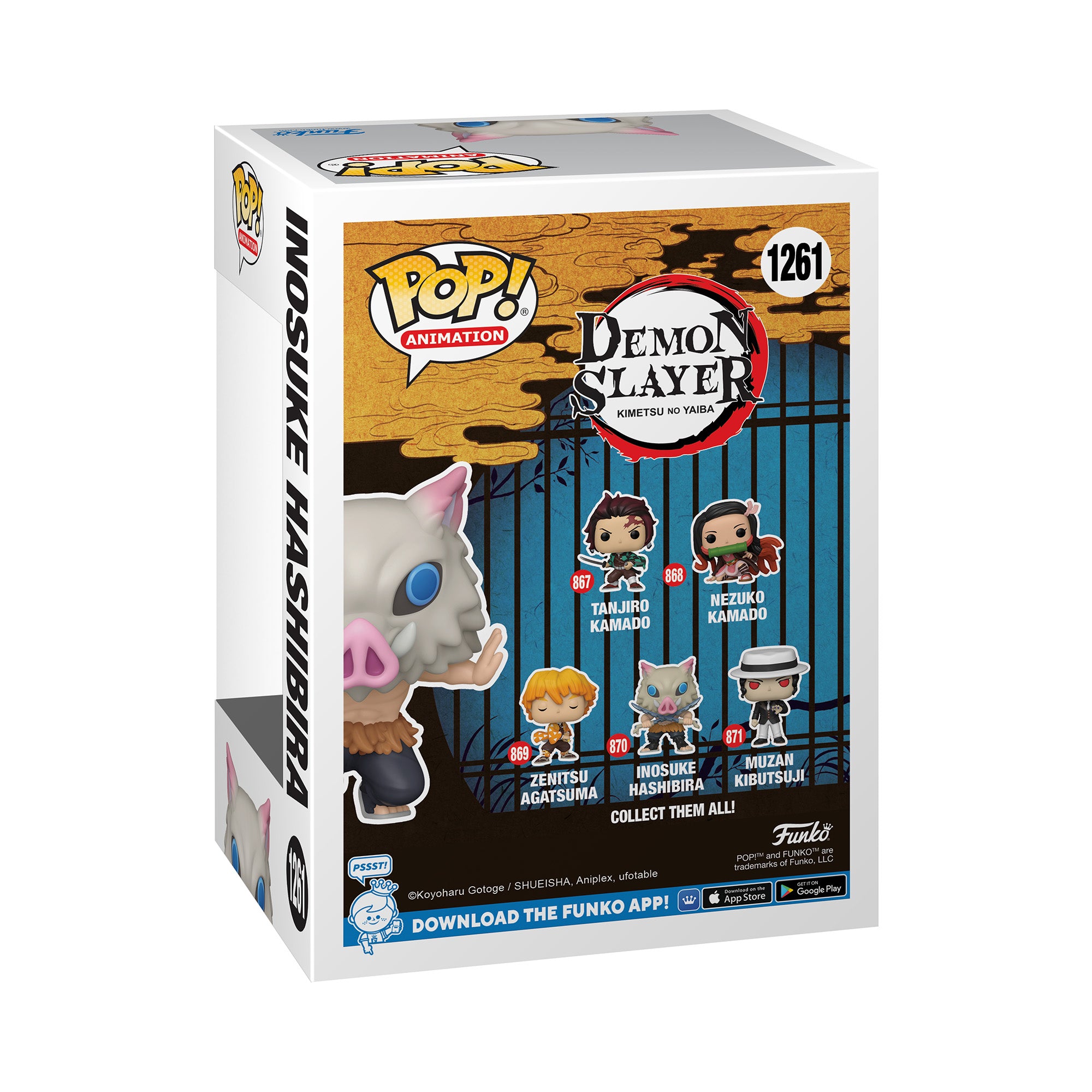 Funko Pop Inosuke Hashibira Demon Slayer - 1261